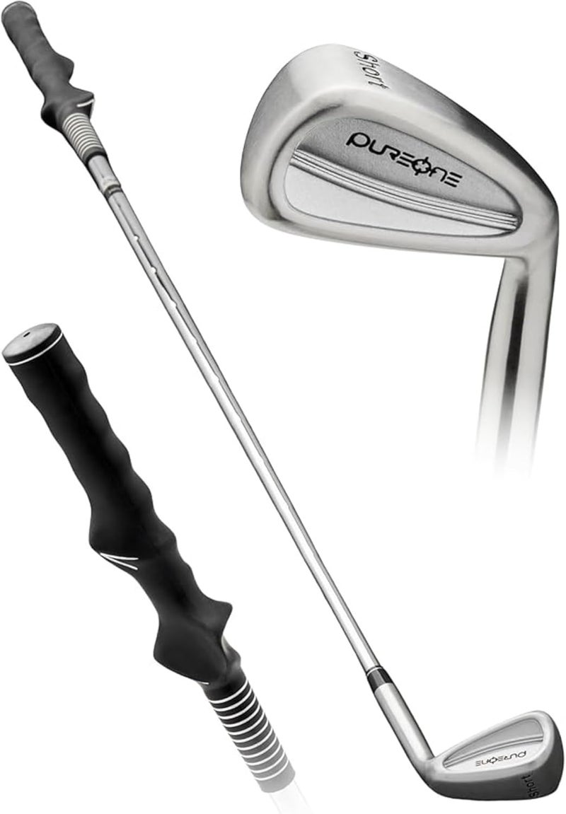 PUREONE PureGrip™ Golf Training Aid Club – Right-Handed Swing Trainer with Small Club Head and Molded Grip for Consistency and Accuracy – Improve Muscle Memory, Grip Position, and Swing Tempo - Image 1